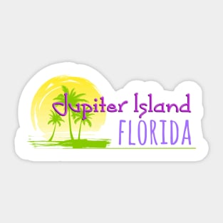 Life's a Beach: Jupiter Island, Florida Sticker